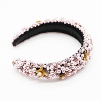 Europäische Und Amerikanische Grenz Überschreitende Mode Luxus Kristall Perlen Metall Blume Persönlichkeit Stirnband Damen Reise Geschenk Haarschmuck main image 4