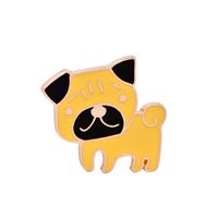 Cartoon Cute Brooch Dog Poodle Golden Retriever Wangxing Man Brooch Clothing Accessories Nihaojewelry Wholesale sku image 5