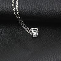 New Fashion Love Magic Square Zircon Crystal Necklace Nihaojewelry Wholesale main image 3