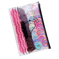 500 Rubber Bands Korean New Fashion Hair Cheap Scrunchies Set Wholesale main image 2