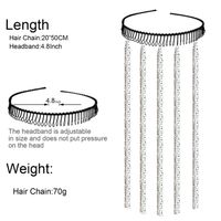 Koreanisches Stirnband Mit Zahnrad, Damen-haarkette, Wellen-mode-stirnband, Haarschmuck, Weibliches Headband main image 4