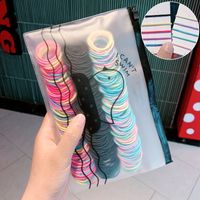 500 Rubber Bands Korean New Fashion Hair Cheap Scrunchies Set Wholesale sku image 2