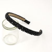 Four-row Crystal Hair Hoop Korean Wide-brimmed Rhinestone Headband Nihaojewelry Wholesale sku image 2