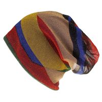 Européen Et Américain Printemps Et Automne Nouveau Manches De Cap Femmes Chapeau Occasionnel Intérieur Verre Imprimé Bohème Lâche De Femmes Chapeau sku image 9