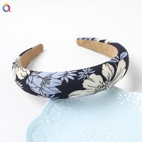 New Thickened Sponge Floral Headband Wild Daisy Fabric Headband Nihaojewelry Wholesale sku image 6