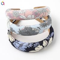 New Thickened Sponge Floral Headband Wild Daisy Fabric Headband Nihaojewelry Wholesale sku image 5