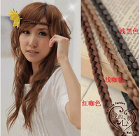 Accessoire De Cheveux Coréens Mode Gros Torsion Élastique Perruque Tressée Avec Coiffure Tresse main image 1