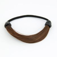 Korean Fashion Simple Wig Hair Band Hair Braid Elastic Hair Scrunchies Nihaojewelry Wholesale main image 3
