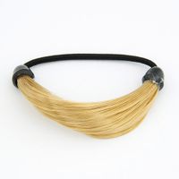Korean Fashion Simple Wig Hair Band Hair Braid Elastic Hair Scrunchies Nihaojewelry Wholesale main image 5