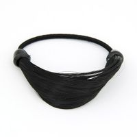Korean Fashion Simple Wig Hair Band Hair Braid Elastic Hair Scrunchies Nihaojewelry Wholesale main image 6