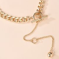 Fashion Jewelry Creative Gold Long Pendant Necklace New Personality Clavicle Chain Wholesale Nihaojewelry main image 5