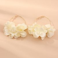 Fashion Flower Alloy No Inlaid Earrings main image 4