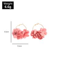 Fashion Flower Alloy No Inlaid Earrings main image 6