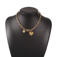 Fashion Jewelry Creative Gold Long Pendant Necklace New Personality Clavicle Chain Wholesale Nihaojewelry sku image 1