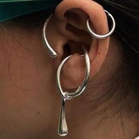 Geometric Exaggerated Ear Bone Clip Personality Ear Hanging Ear Jewelry New Wave Ear Clip Without Pierced Wholesale Nihaojewelry main image 5