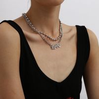 Wholesale Jewelry Fashion Letter Alloy Iron Plating Necklace main image 3