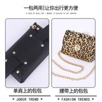 Chain Belt Bag Accessories Fashion Black Snake Pattern Leopard Decoration Belt Or A Separate Shoulder Bag Tide Wholesale Nihaojewelry main image 6