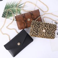 Noah Kette Taillen Tasche Zubehör Mode Schwarze Schlangen Muster Leoparden Muster Dekoration Kann Mit Gürtel Oder Separaten Schulter Gurt Taschen Eingelegt Werden main image 5