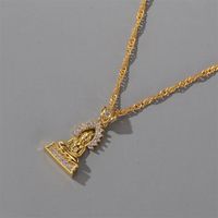 New Hot Sale Thailand Gold Plated Buddha Statue Pendant Necklace Nepal Buddhist Believers Men And Women Pendant Ornaments Wholesale Nihaojewelry main image 4