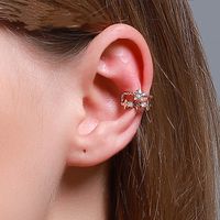 Fashion Style Ear Bone Clip Simple Double Star Ear Clip Five-pointed Star Earless Pierced Earrings Personality Trendy Earrings Wholesale Nihaojewelry main image 1