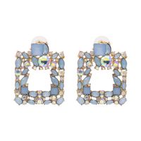 Fashion Geometric Diamond Alloy Earrings Ear Studs main image 1