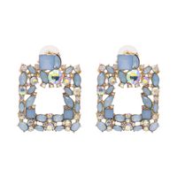 Fashion Geometric Diamond Alloy Earrings Ear Studs main image 2