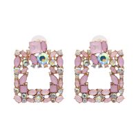 Fashion Geometric Diamond Alloy Earrings Ear Studs main image 4