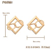 Intellectual Elegant Geometric Diamond Earrings Temperament Long Section Fashion High Sense Japanese And Korean Temperament Fresh And Versatile Wholesale Nihaojewelry main image 6