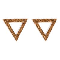 الإبداعية مثلث هندسية أقراط جديد مزاجه أقراط بسيطة العصرية الأقراط الجملة Nihaojewelry main image 6
