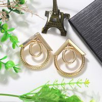 Creative Geometric Irregular Earrings Simple Holiday Style Fashion Wild Atmosphere Earrings House Design Wholesale Nihaojewelry main image 4