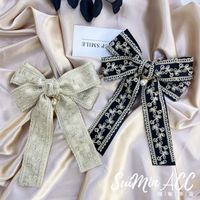 Korean Fairy Temperament Hairpin Big Bow Hairpin Fashion Princess Lace Streamer Card Child Style Top Clip Wholesale Nihaojewelry main image 5