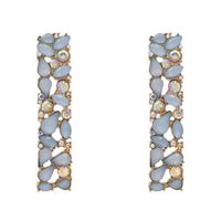 Fashion Earrings Exaggerated Geometric Earrings Diamond Personalized Retro Earrings Jewelry Wholesale Nihaojewelry sku image 4