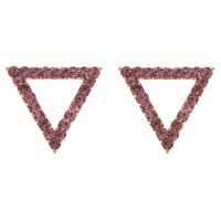 الإبداعية مثلث هندسية أقراط جديد مزاجه أقراط بسيطة العصرية الأقراط الجملة Nihaojewelry sku image 3