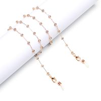 Hot Section Fashion Simple All-hand Color Coffee Crystal Glasses Chain Wholesale Nihaojewelry main image 1