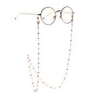 Fashion Hot Sale Glasses Chain Golden Pearl Clip Beads Glasses Chain Metal Wholesale Nihaojewelry main image 4