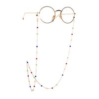 Hot Section Fashion Simple All-hand Mixed Color Crystal Glasses Chain Wholesale Nihaojewelry main image 3