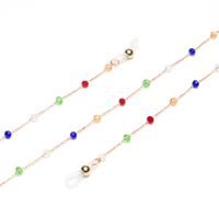 Hot Section Fashion Simple All-hand Mixed Color Crystal Glasses Chain Wholesale Nihaojewelry main image 5