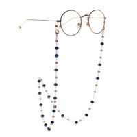 Neue 8mm Kristall Perle Gold Brillen Kette Sonnenbrille Anti-verlust Und Anti-lock-brillen Seil Augen Lanyard main image 5