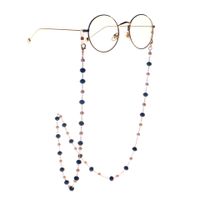 Nouveau 8mm Cristal Perle Or Lunettes Chaîne Lunettes De Soleil Anti-perdu Anti-lunettes Lanière Pour Les Yeux En Gros Nihaojewelry main image 5