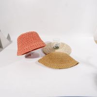 Hat Summer Fisherman Hat Japanese Solid Color Breathable Basin Hat Korean Wind Sunscreen Hat Bucket Hat Tide Wholesale Nihaojewelry main image 5