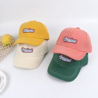Children's Hat Summer Sunscreen Summer New Baseball Cap Embroidery Letter Visor Girl Hat Wholesale Nihaojewelry main image 1