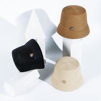 Fisherman Hat Hat Summer Ladies Fashion Hat Bucket Hat Sunscreen Straw Hat Sun Hat Wholesale Nihaojewelry main image 3