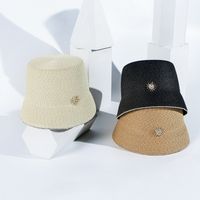 Fisherman Hat Hat Summer Ladies Fashion Hat Bucket Hat Sunscreen Straw Hat Sun Hat Wholesale Nihaojewelry main image 4