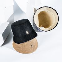 Fisherman Hat Hat Summer Ladies Fashion Hat Bucket Hat Sunscreen Straw Hat Sun Hat Wholesale Nihaojewelry main image 5