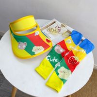 Sweet Rainbow Empty Top Hat Ice Sleeve Micro Commercial Explosion Children's Hat Summer Sunscreen Sun Hat Baby Wholesale Nihaojewelry main image 1