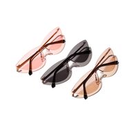 Sunglasses Cat Eye Retro Glasses Anti-uv Transparent Pink Mirror Wholesale Nihaojewelry main image 6