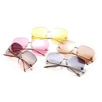 Borderless Sunglasses Jelly Color Marine Glasses Wholesale Nihaojewelry main image 3