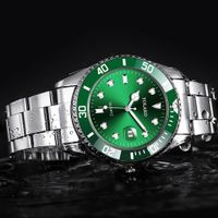 Fashion New Men's Steel Belt Watch British Waterproof Quartz Men And Women Watches Wholesale Nihaojewelry main image 4