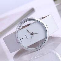 Fashion Simple Transparent Double-sided Hollow Watches Quartz Casual Watches Wholesale Nihaojewelry main image 3