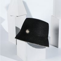Fisherman Hat Hat Summer Ladies Fashion Hat Bucket Hat Sunscreen Straw Hat Sun Hat Wholesale Nihaojewelry sku image 2